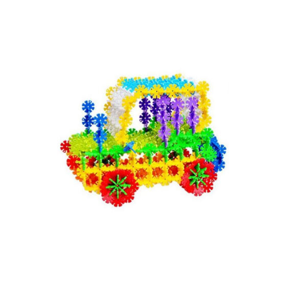 Set 78 de Piese de construit diferite forme multicolore Floare