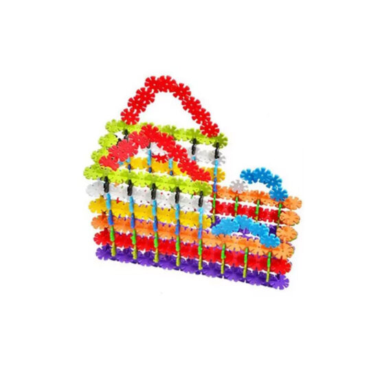 Set 78 de Piese de construit diferite forme multicolore Floare
