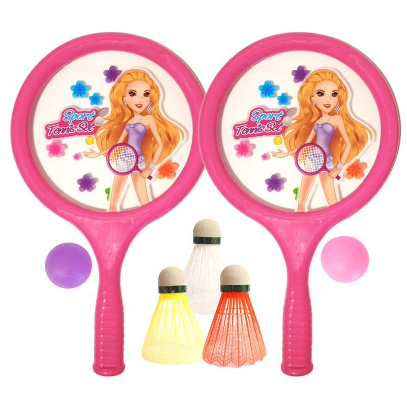 Set Palete Rachete de tenis cu minge si fluturasi Accesorii sport