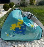 Set Role Reglabile Bleu cu protectii Pozitionarea rotilor 2in1