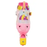 Set Role Reglabile Roz Siclam cu protectii Pozitionarea rotilor 2in1