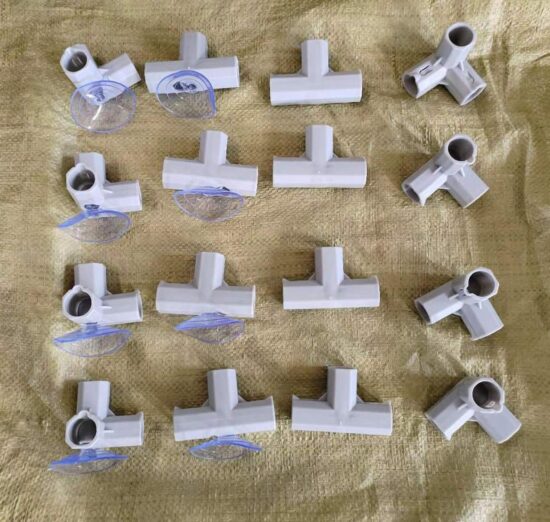 Tarc de joaca Gri cu ventuze Loc pentru bebelusi 60 bile colorate