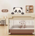 Tarc de joaca Panda Loc pentru bebelusi copii cu 60 bile colorate