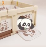 Tarc de joaca Panda Loc pentru bebelusi copii cu 60 bile colorate