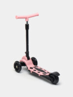 Trotineta pliabila Roz Scooter copii reglabil cu 3 roti din PVC Dragon