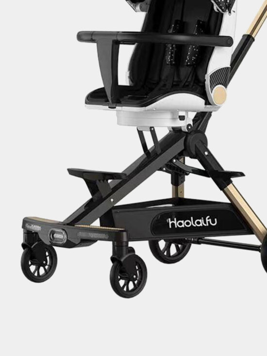 Carucior copii Negru Sport Portabil Pliabil si Reglabil pentru dormit