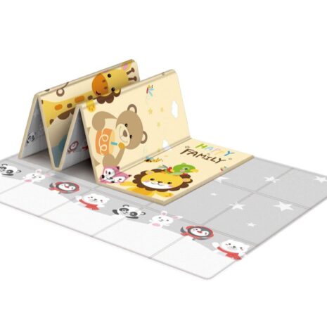 Covoras de joaca copii 180x200 Pliabil Happy Family doua fete