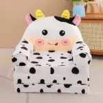 Fotoliu extensibil copii Vacuta Alba din plus 120 cm 3 placi