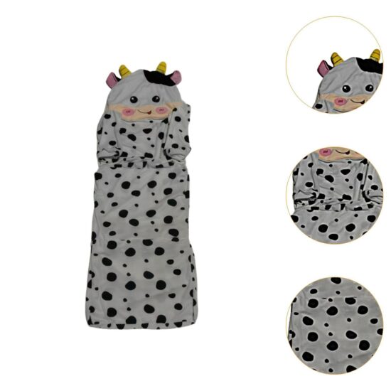 Fotoliu extensibil copii Vacuta Alba din plus 120 cm 3 placi