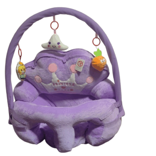 Fotoliu plus Mov cu spatar sit up bebe Print Printesa cu arcada