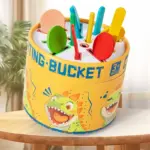 Joc Montessori Sortare culori cu betisoare si monede Forme