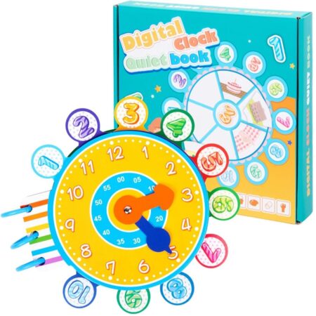 Jucarie Ceas didactic cu activitati educative pentru prescolari