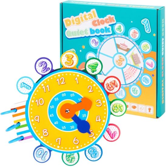 Jucarie Ceas didactic cu activitati educative pentru prescolari Jucarie Ceas didactic cu activitati educative pentru prescolari