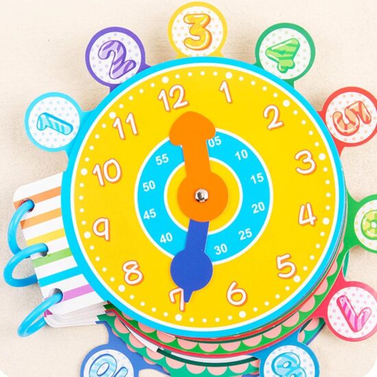 Jucarie Ceas didactic cu activitati educative pentru prescolari