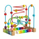 Jucarie Labirint Circuitul cu Animale pentru motricitate cu Abac