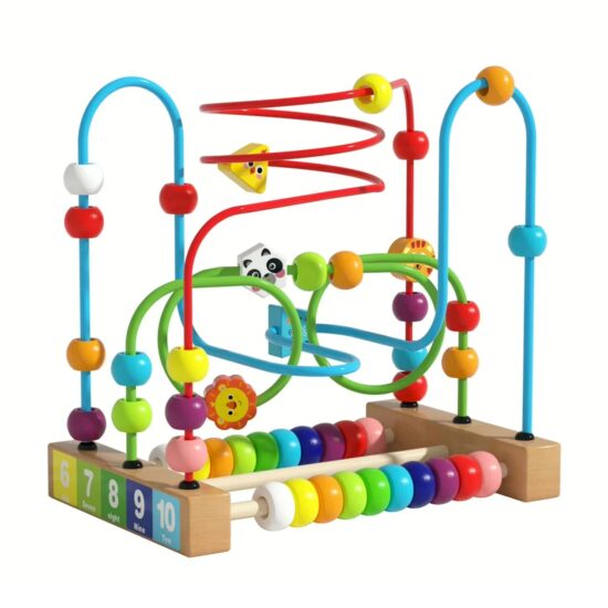 Jucarie Labirint Circuitul cu Animale pentru motricitate cu Abac