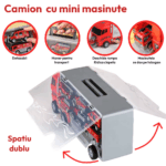 Jucarie copii Camionul cu 6 Vehicule pentru salvare Interventie