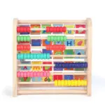 Jucarie educativa Montessori Abac lemn Alfabet in limba engleza