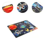 Placa senzoriala Montessori Spatiul cosmic cu planete Busy Board