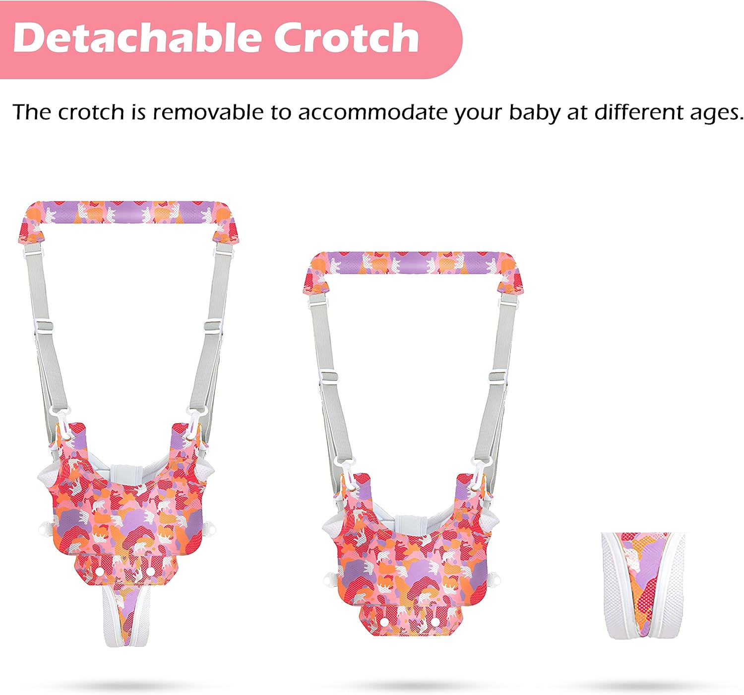 Premergator Rosu cu casca de protectie Ham Bebe de mers reglabil