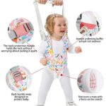 Premergator Roz cu casca de protectie Ham Bebe de mers reglabil