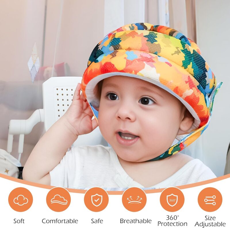 Premergator cu casca de protectie Ham Bebe de mers reglabil