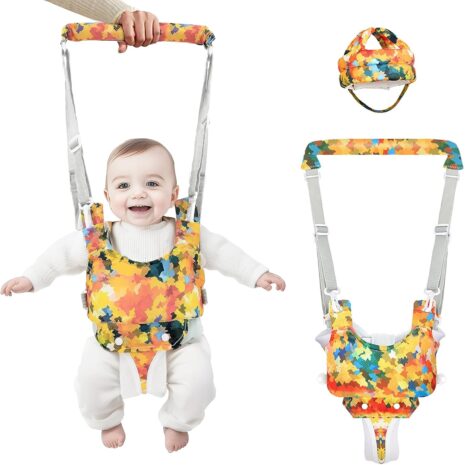 Premergator cu casca de protectie Ham Bebe de mers reglabil