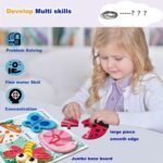 Puzzle lemn Montessori Insecte Jucarii Copii potrivirea formelor