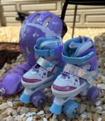 Role Inger Protectii 4 roti incepatori reglabile Lumini Frana Patine