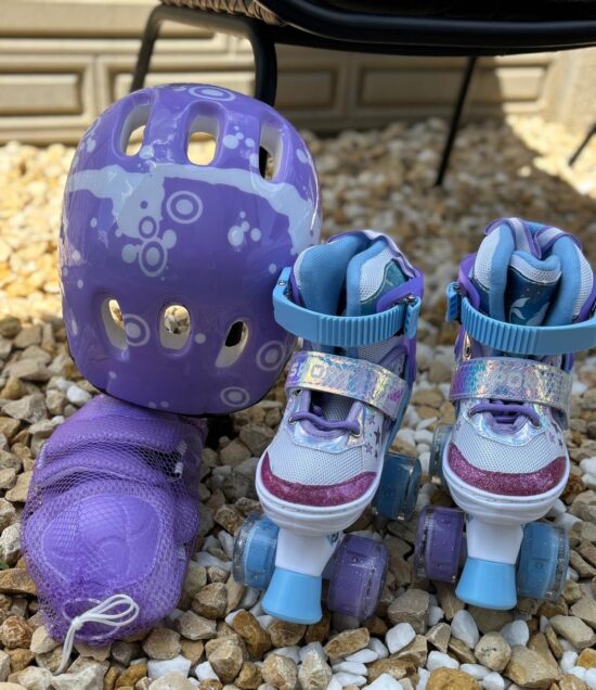 Role Inger Protectii 4 roti incepatori reglabile Lumini Frana Patine