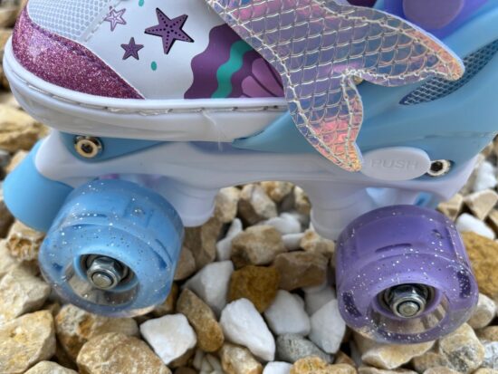 Role Inger Protectii 4 roti incepatori reglabile Lumini Frana Patine