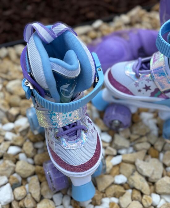 Role Inger Protectii 4 roti incepatori reglabile Lumini Frana Patine