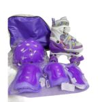 Role Mov cu Protectii 4 roti incepatori reglabile Lumini Frana Patine