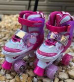 Role Sport Protectii 4 roti incepatori reglabile Lumini Frana Patine