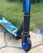 Trotineta Albastra cu Frana de picior pe Spate Scooter cu Lumini