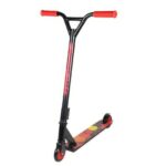 Trotineta Rosie cu Frana de picior pe Spate Scooter cu Lumini