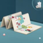 Covor de joaca spuma 200x180cm Racheta cu 2 fete termoizolant