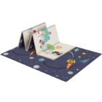 Covor de joaca spuma 200x180cm Racheta cu 2 fete termoizolant