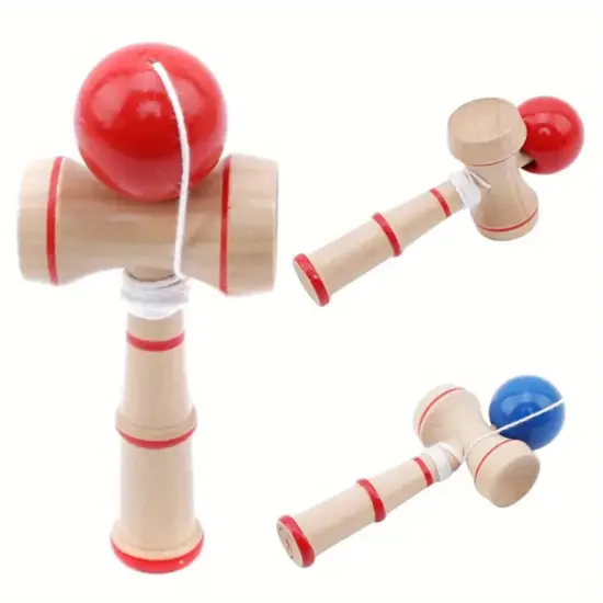 Jucarie Kendama 12cm Joc de indemanare din lemn antistres