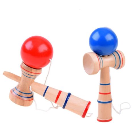 Jucarie Kendama 18cm Joc de indemanare din lemn antistres