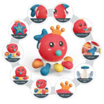 Jucarie-interactiva-Senzoriala-Caracatita-din-silicon-pentru-dentitie