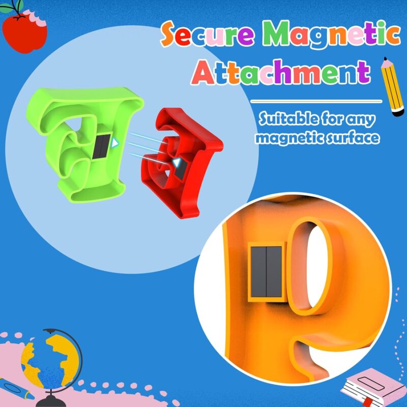 Jucarii Set 160 Litere Cifre Semne Operatii aritmetice magnetice
