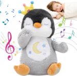 Jucarii plus Pinguinul interactiv Respira Lampa de veghe muzicala