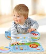 Perna Bleu pentru burtica si cap cu Covoras si accesorii bebe