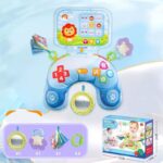 Perna Bleu pentru burtica si cap cu Covoras si accesorii bebe