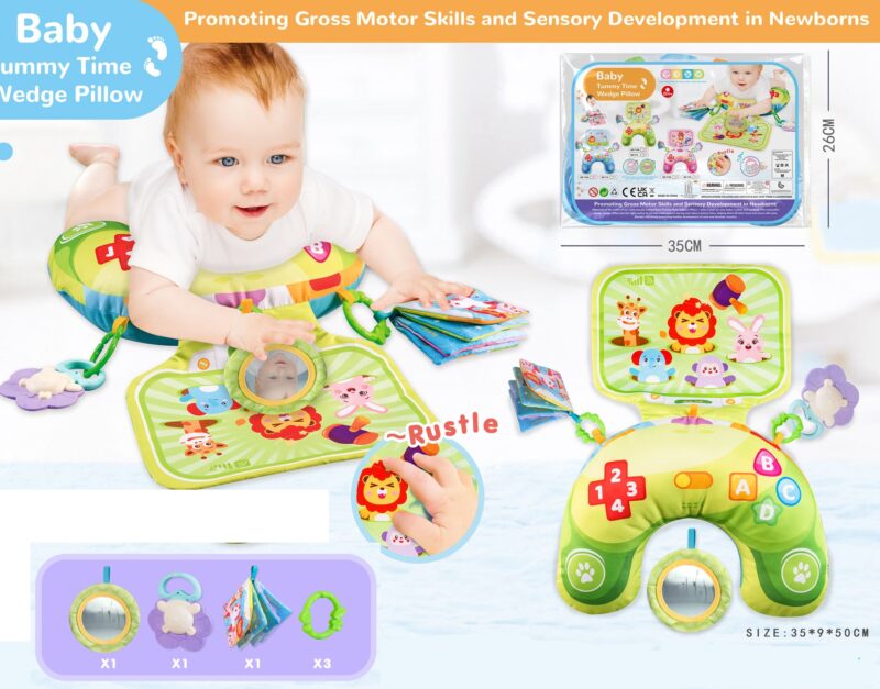 Perna Verde pentru burtica si cap cu Covoras si accesorii bebe