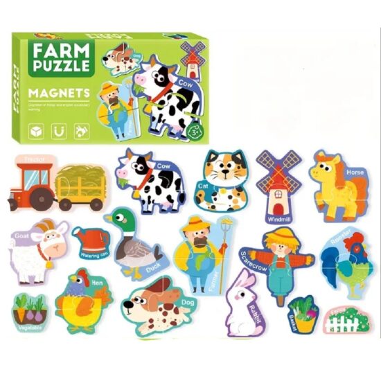 Puzzle-educativ-carton-magnetic-cu-Ferma-animalelor-30-piese