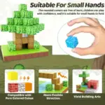 Set 148 Cuburi magnetice Craft Magnetic Jucarii Stem de construit