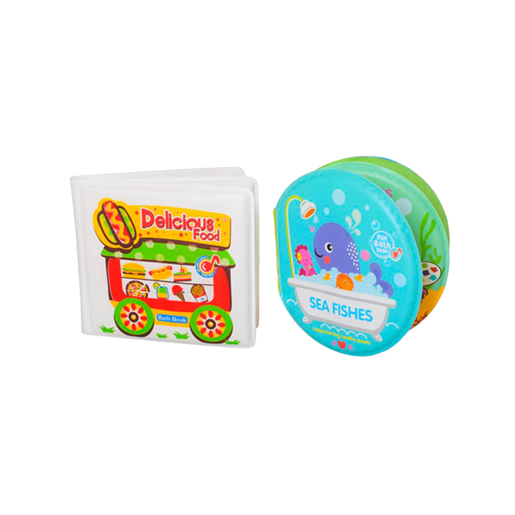 Set 2 Carti de baie Delicii Jucarii educative bebelusi Numere