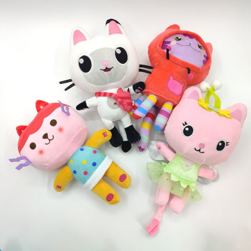 Set 7 Papusi Gabbys Dollhouse Jucarii din plus copii 20 cm